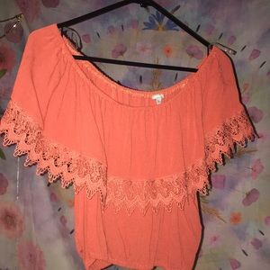 Off the shoulder boho Cora large Charlotte russe